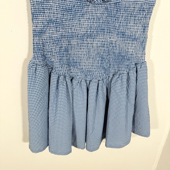 NWT Anthropologie Maeve Smocked Rosette Drop-Waist Mini Dress - Picture 5 of 9